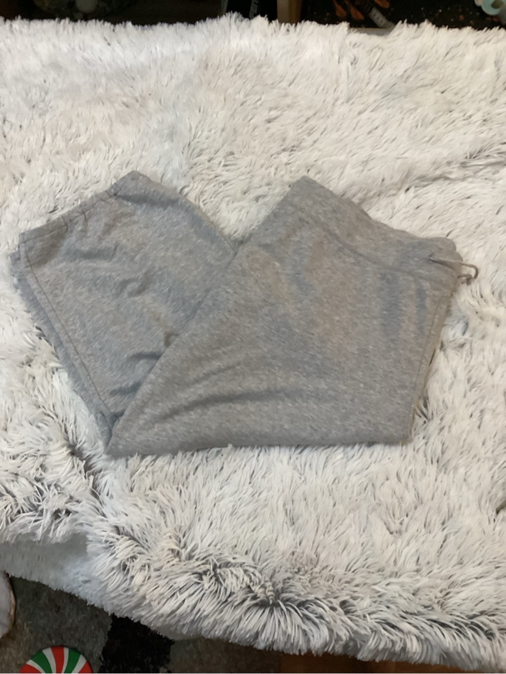 Lane Bryant 18/20 Gray Floral Capri Lounge Pants Drawstring Plus Size - Picture 5 of 13